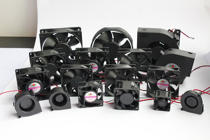 Full range of Chenri DC cooling fans and blowers